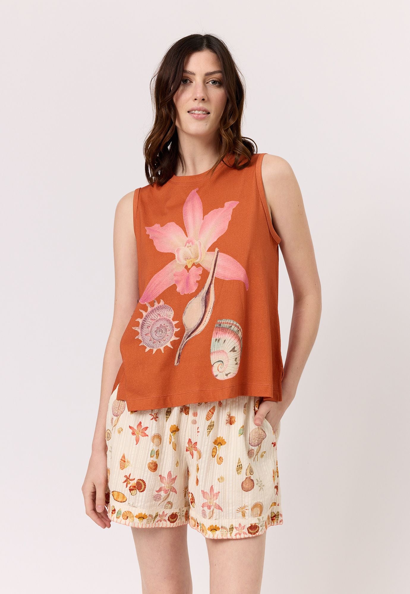 Nancybird Mali Tank n Rust Shell