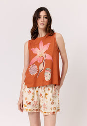 Nancybird Mali Tank n Rust Shell