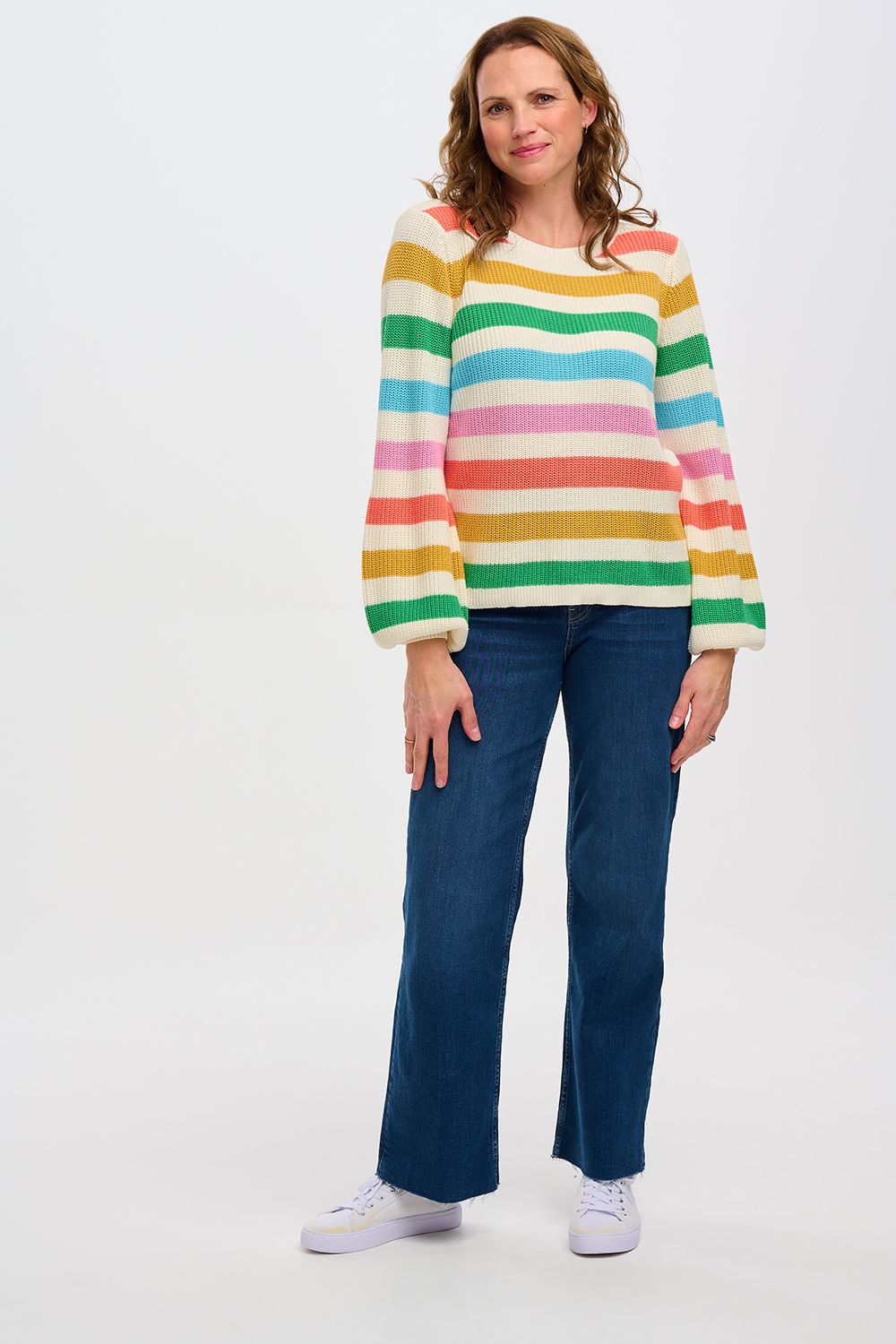 Marina Jumper-Rainbow Stripes