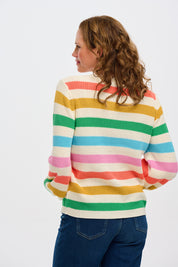 Marina Jumper-Rainbow Stripes