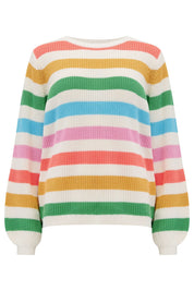 Sugarhill Brighton Marina Jumper Rainbow Stripe