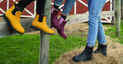 Bobbi Boots- Mustard & Black