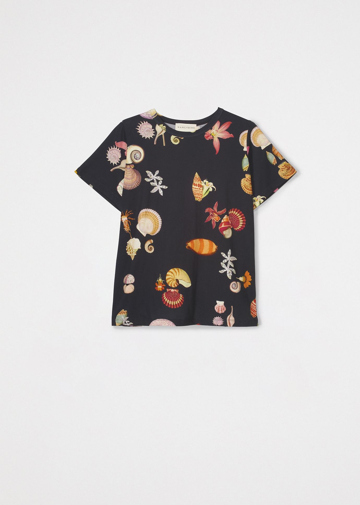 Nancybird Apollo Tee- Charcoal Shell