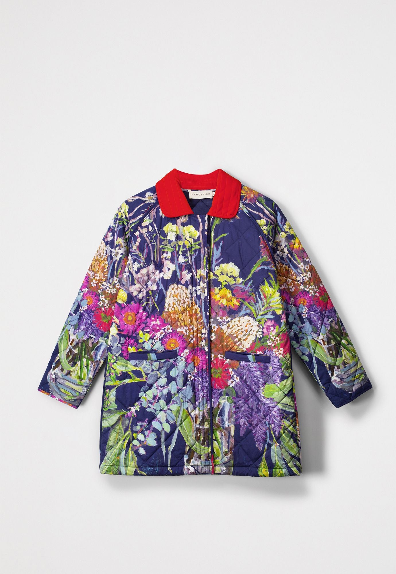 Flora Trench Coat- Blossom Bouquet