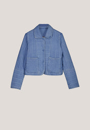 Nadia Quilted Jacket- Denim