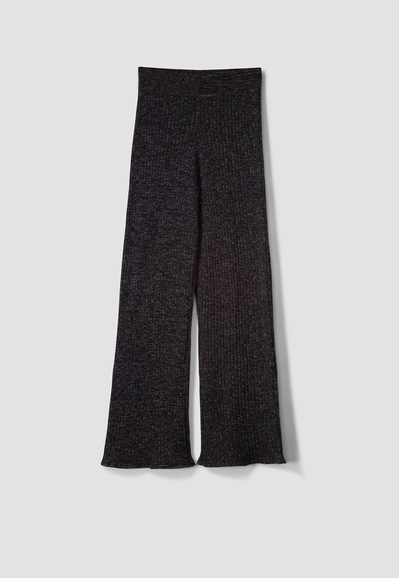 Nancybird Naho Rib Pants in Black Melange