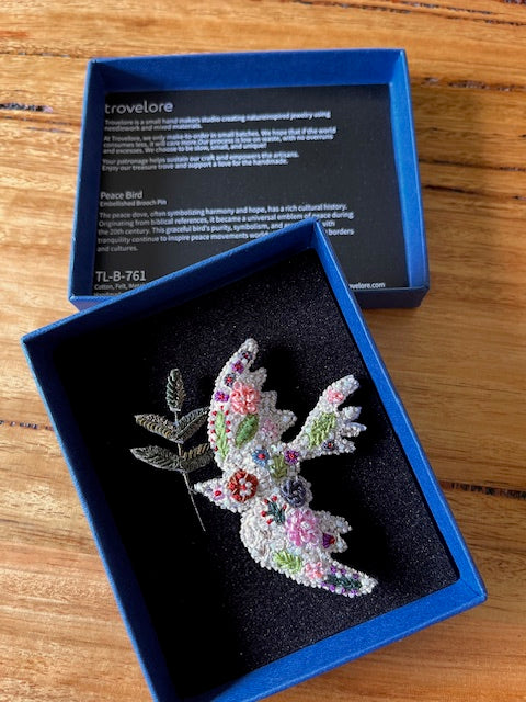 Peace Bird Brooch