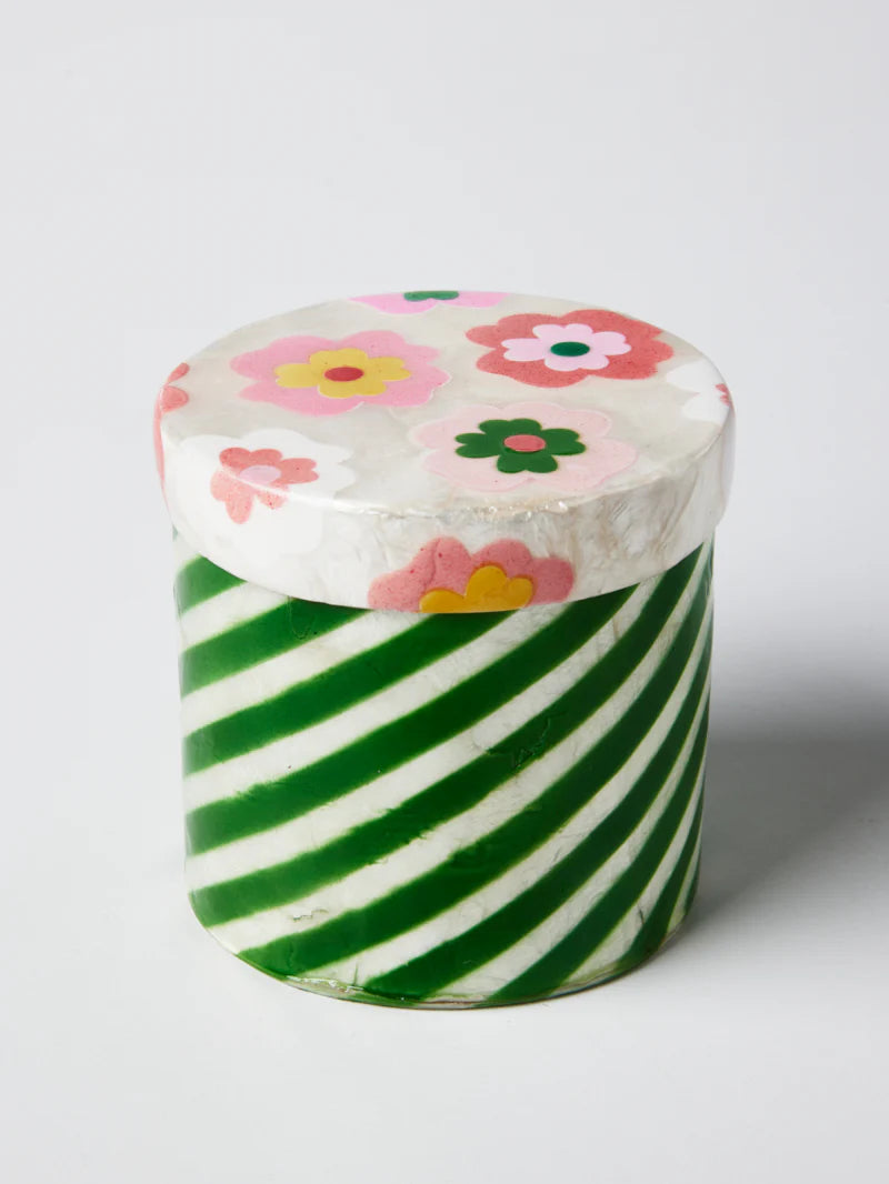 Poppy Stripe Box