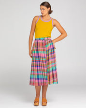 Boom Shankar Sami Skirt-Riley Check