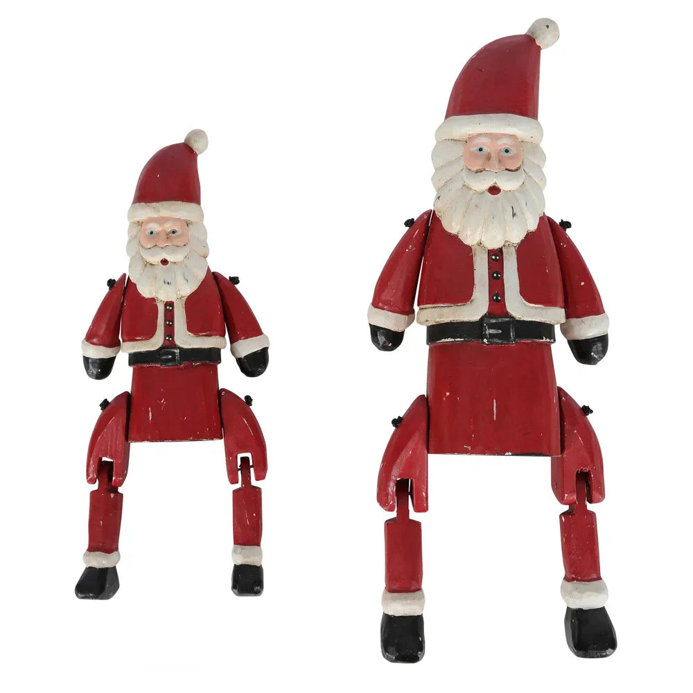 Santa Wooden Puppet