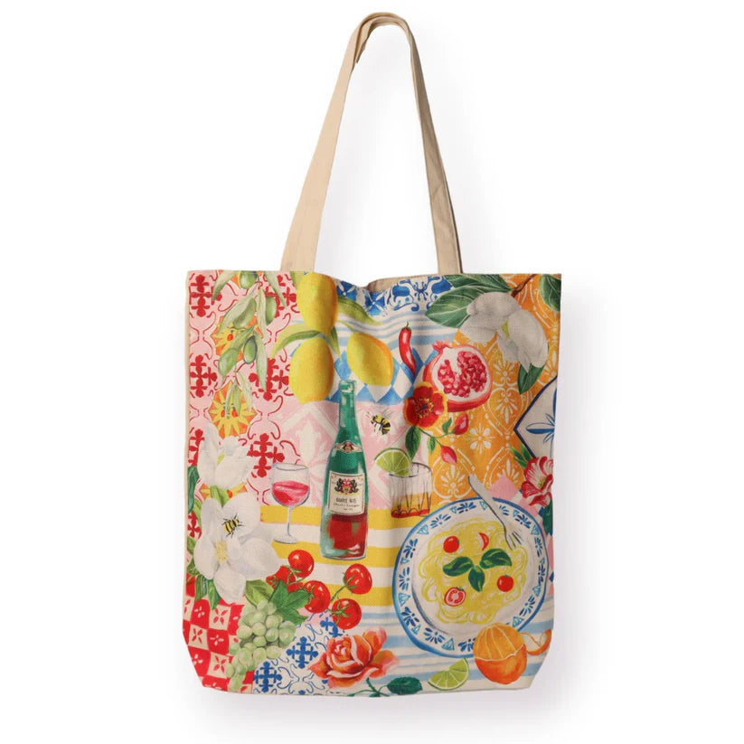 La La Land Shopping Tote- Italian Summer