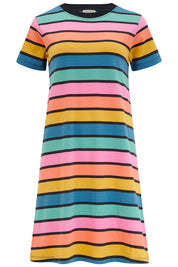 Sia T-Shirt Dress-Beach Hut Stripe