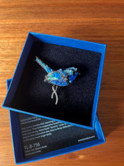 Splendid Fairy Wren Brooch