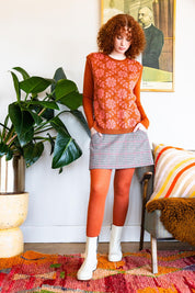 Staple Merino Wool Tights- Paprika