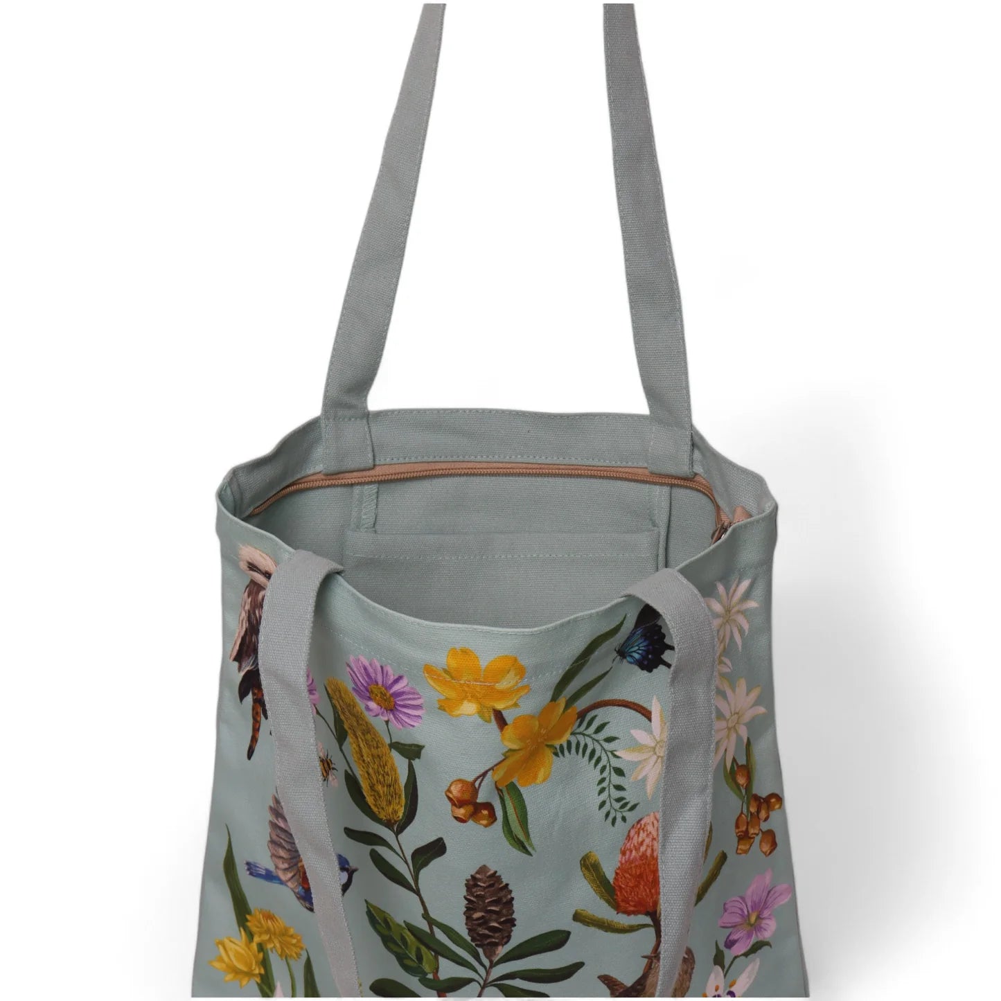 Zippered Tote Bag- Assorted Designs