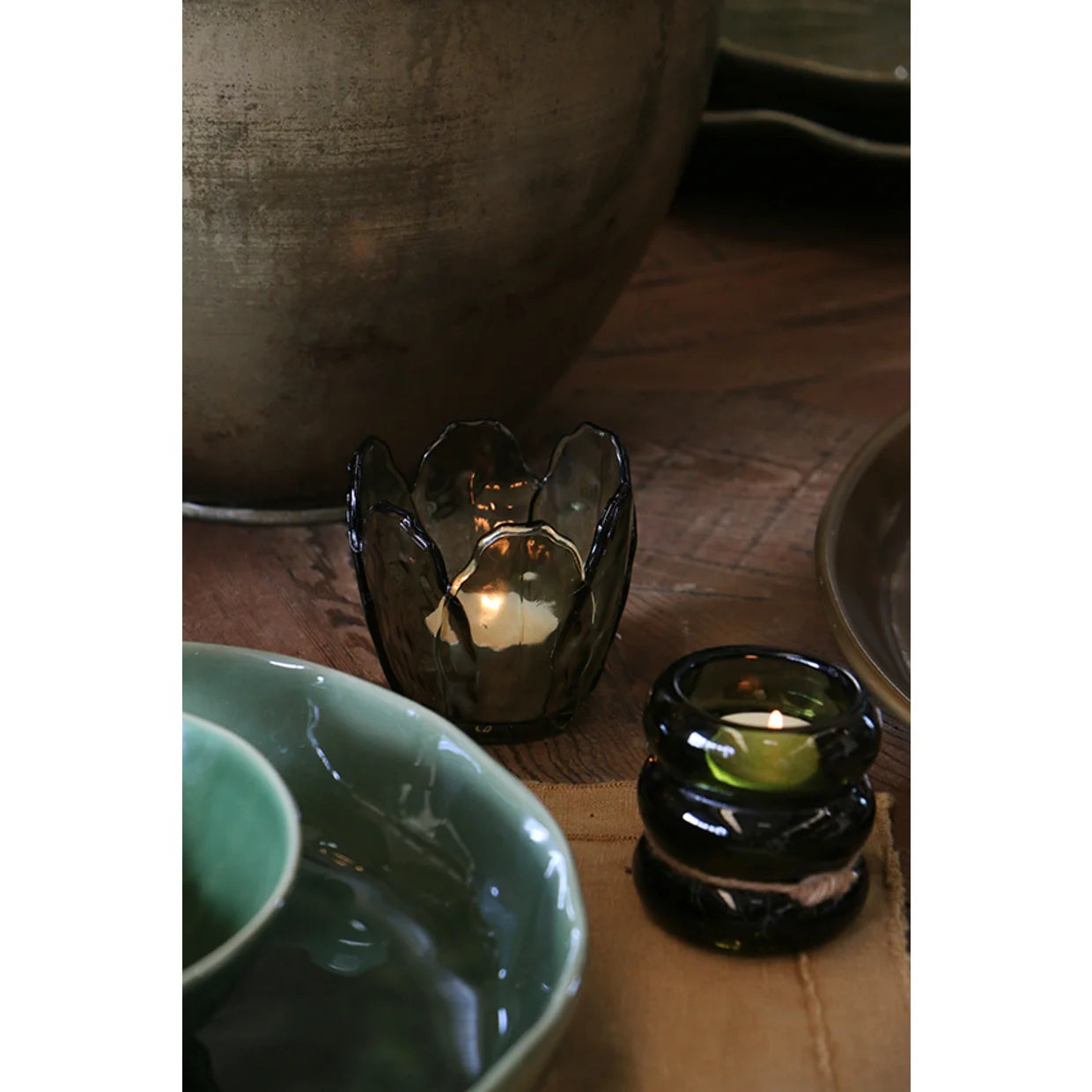 CC interiors Verde Candle Holder