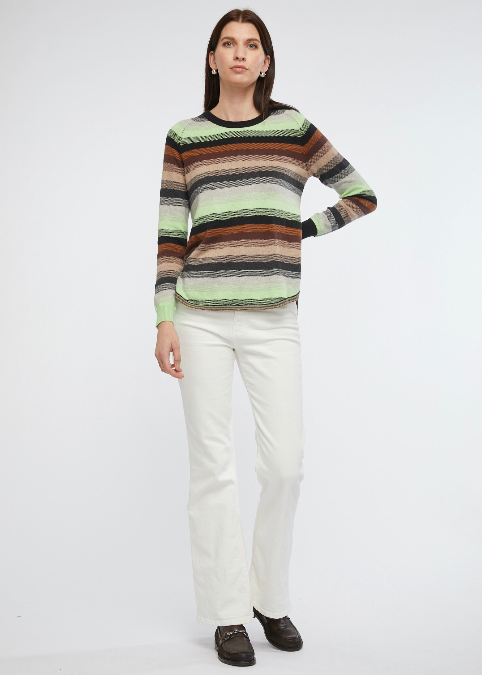 Splice Colour Jumper- Black