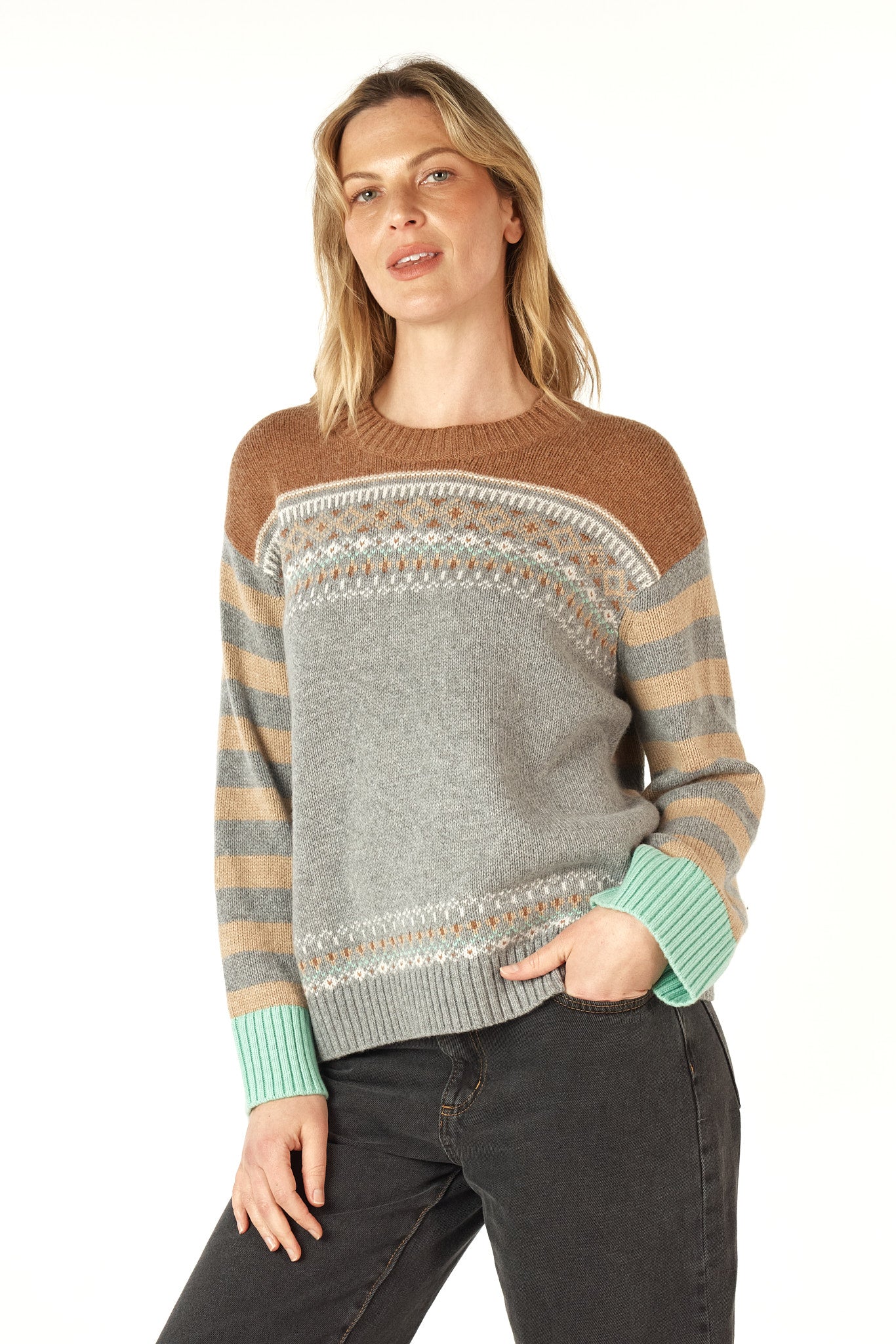 Fairisle Jumper- Goose