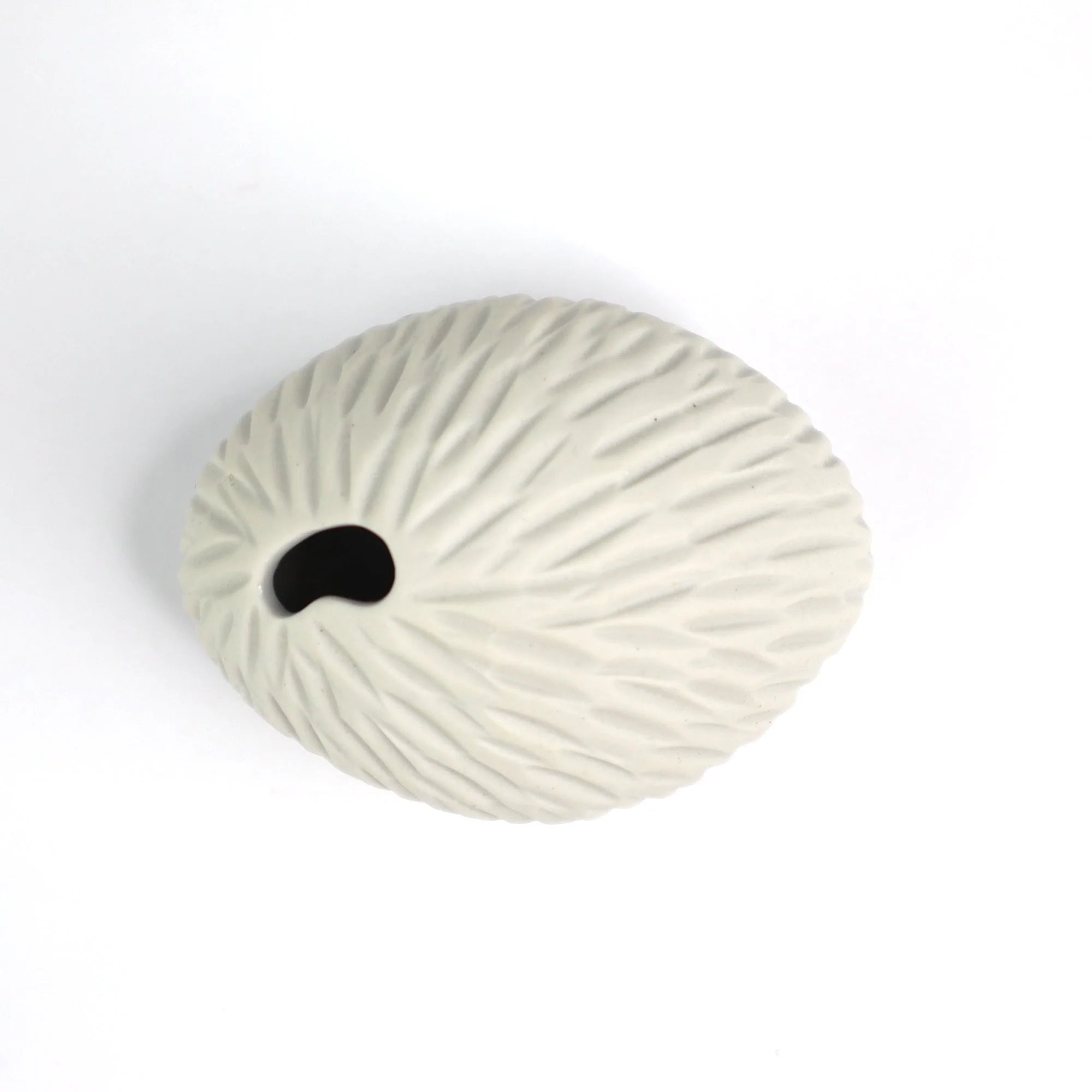 Pebble Chalk Ripple Vase- Mini