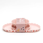 Bowl & Plate Set- Pink Fruits