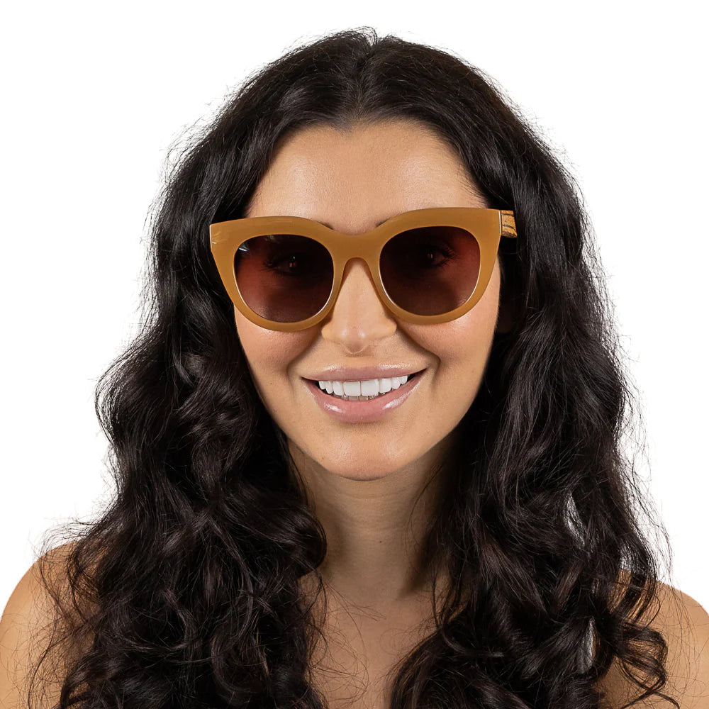 Milla Caramel Polarised Sunglasses