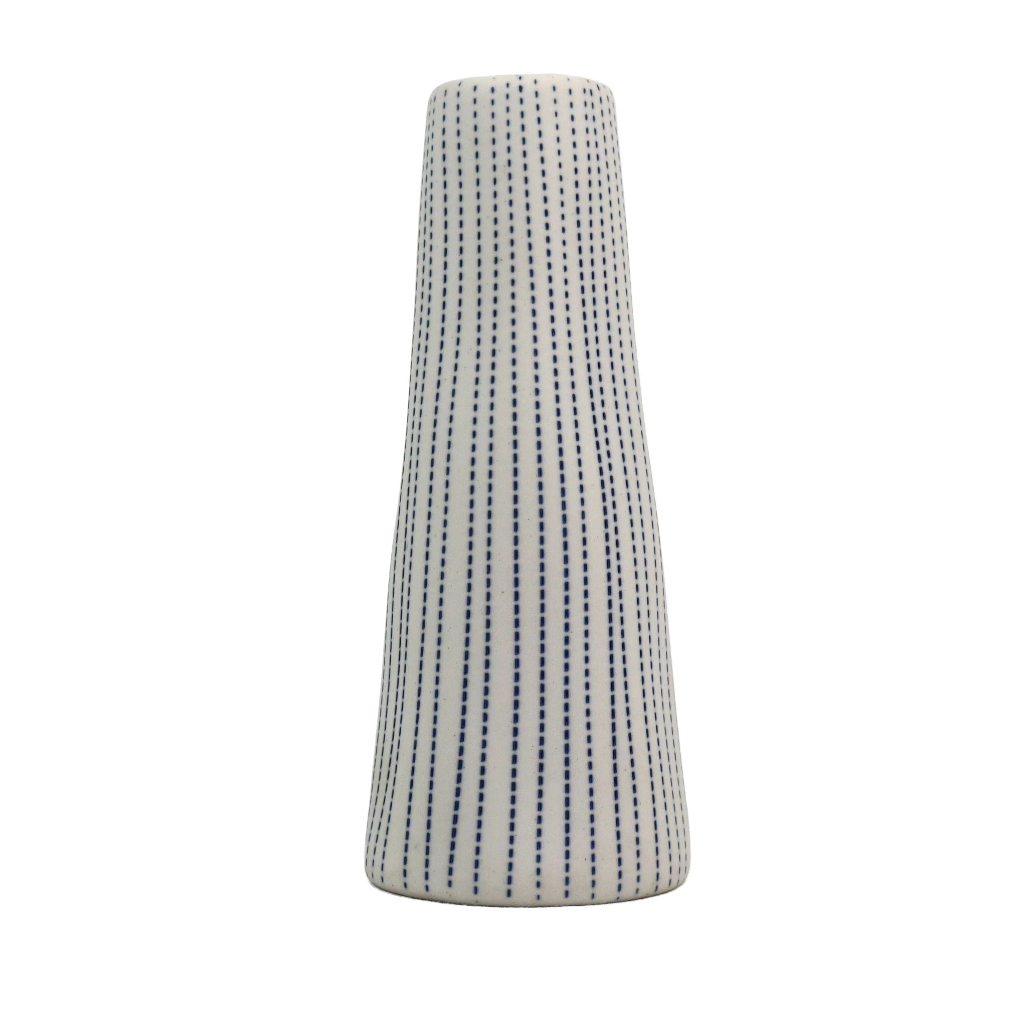 Roshi Small Tube Vase in Stripe